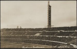 Real Photo - 'Montevideo Centernario Football Stadium 2 Card Set' (c1930's) - Used Postcard Real Photo - 'Montevideo Centernario Football Stadium 2 Card Set' (c1930's) - Used Postcard