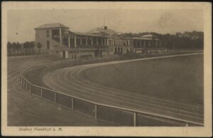 Fleischbein - 'Frankfurt Stadium Inaguration' (1925) - Postcard Fleischbein - 'Frankfurt Stadium Inaguration' (1925) - Postcard