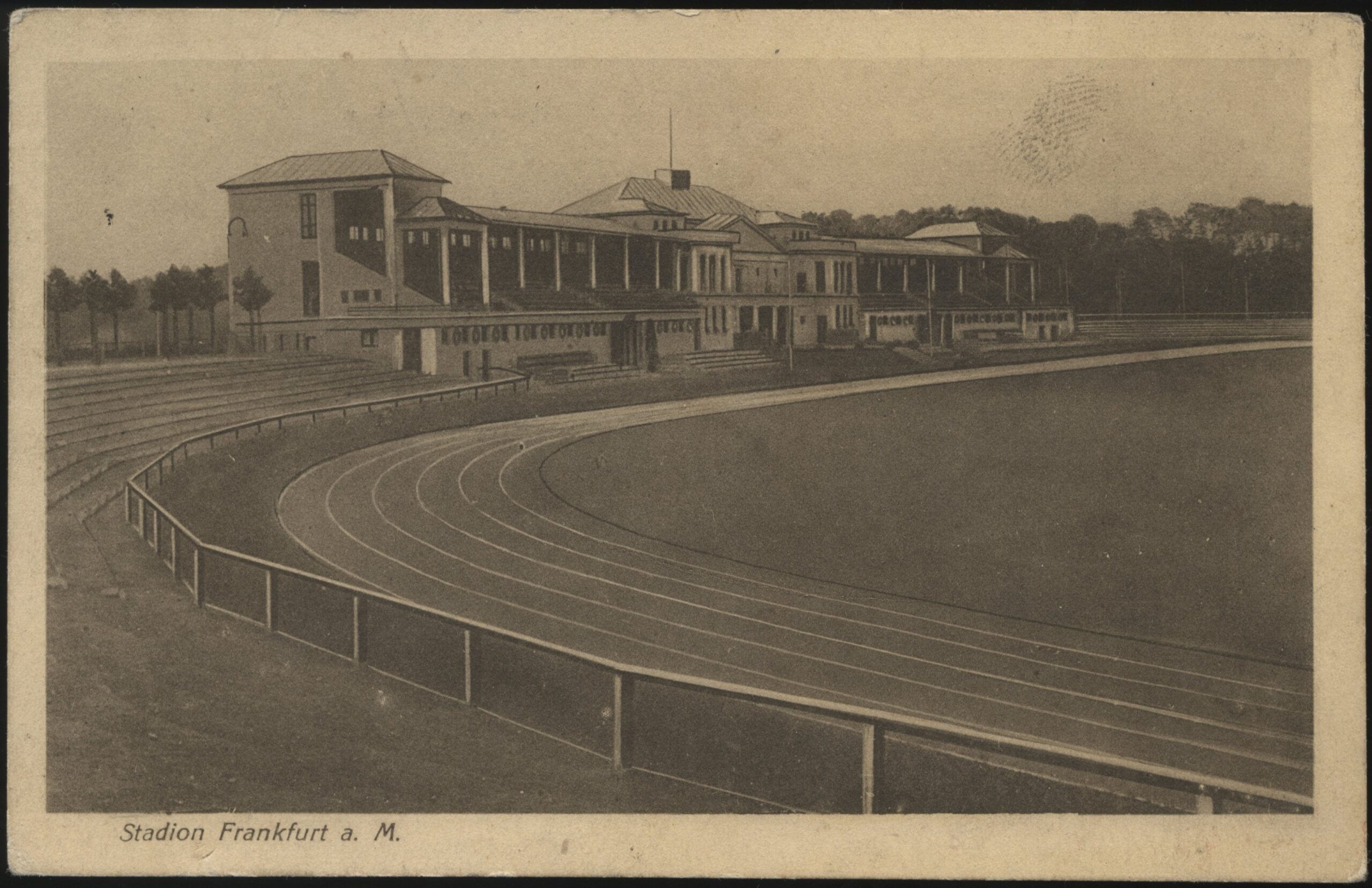Fleischbein - 'Frankfurt Stadium Inaguration' (1925) - Postcard Fleischbein - 'Frankfurt Stadium Inaguration' (1925) - Postcard