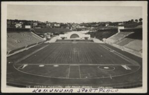 Real Photo - 'Sao Paulo Municipal Football Stadium' (1947) - Postcard Real Photo - 'Sao Paulo Municipal Football Stadium' (1947) - Postcard