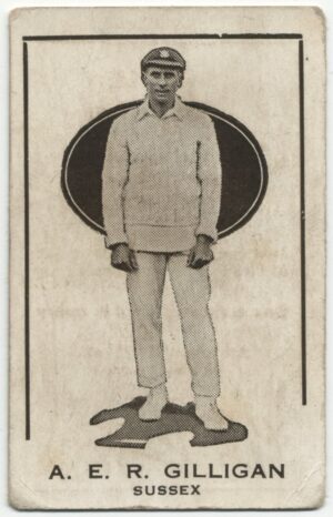G.G. Goode - 'Prominent Cricketers' #5 - A.E.R. Gilligan (Sussex) (1924)