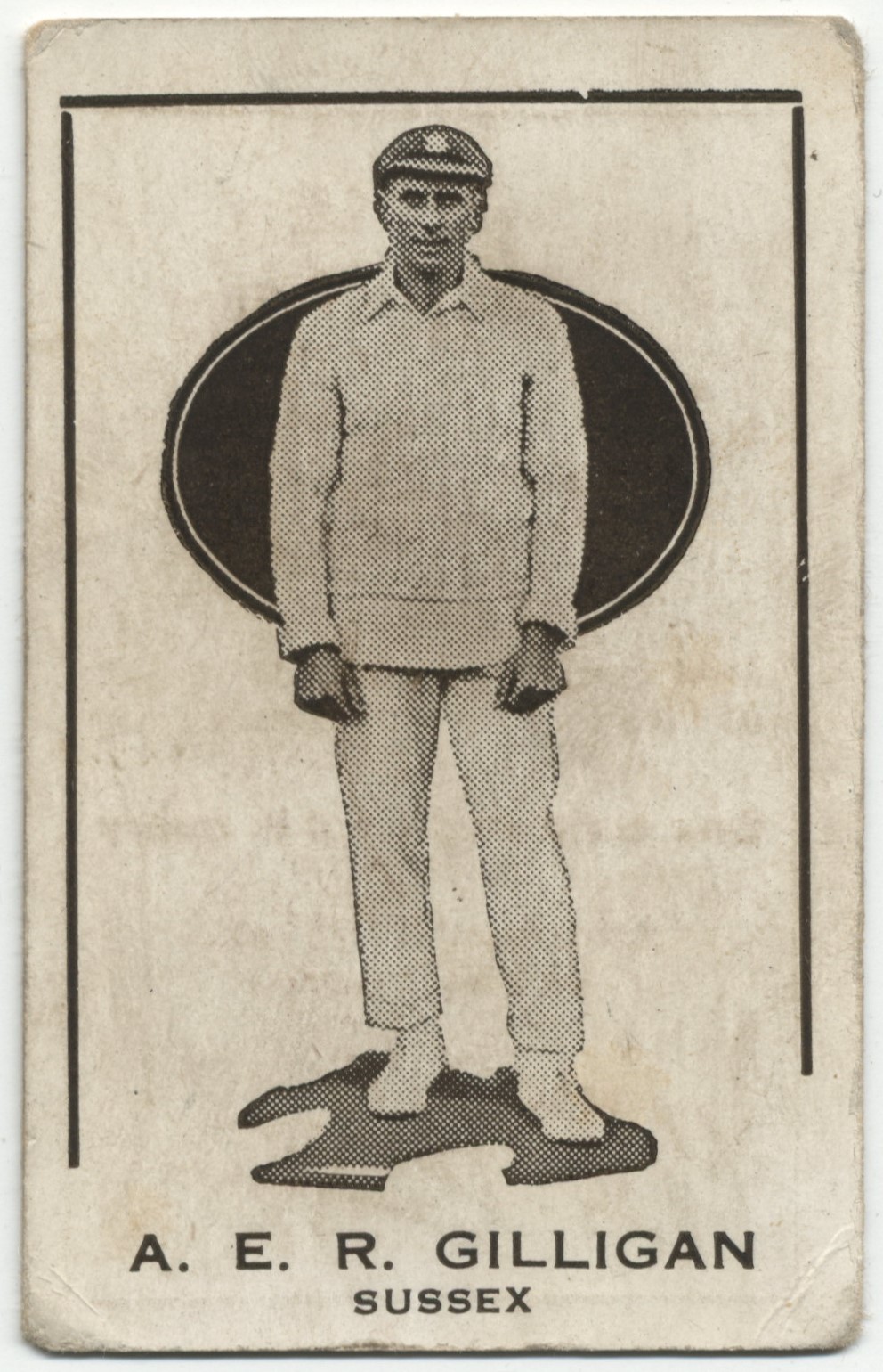 G.G. Goode - 'Prominent Cricketers' #5 - A.E.R. Gilligan (Sussex) (1924) G.G. Goode - 'Prominent Cricketers' #5 - A.E.R. Gilligan (Sussex) (1924)