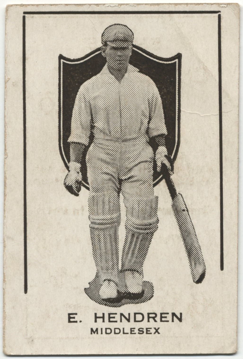 G.G. Goode - 'Prominent Cricketers' #7 - E. Hendren (Middlesex) (1924) G.G. Goode - 'Prominent Cricketers' #7 - E. Hendren (Middlesex) (1924)