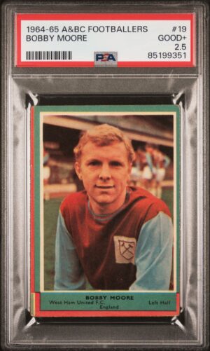 A&BC - 'Footballers (1964/65 - English Series 1)' (1964) - Bobby Moore (West Ham) **PSA2.5**