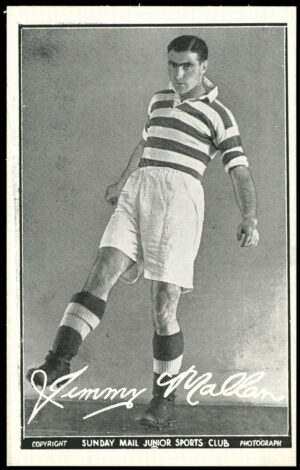 Sunday Mail - 'Junior Sports Club Footballers (B&W)' (1950) - Jimmy Mallan (Celtic) Sunday Mail - 'Junior Sports Club Footballers (B&W)' (1950) - Jimmy Mallan (Celtic)