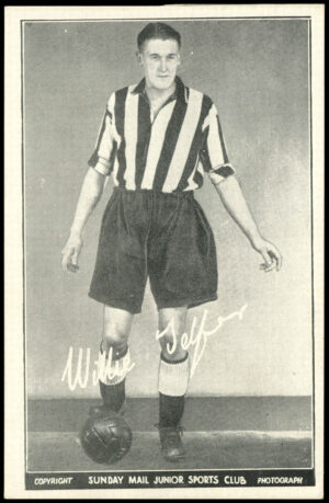 Sunday Mail - 'Junior Sports Club Footballers (B&W)' (1950) - Willie Telfer (St. Mirren) Sunday Mail - 'Junior Sports Club Footballers (B&W)' (1950) - Willie Telfer (St. Mirren)