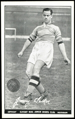 Sunday Mail - 'Junior Sports Club Footballers (B&W)' (1950) - Jimmy Walker (Partick Thistle)