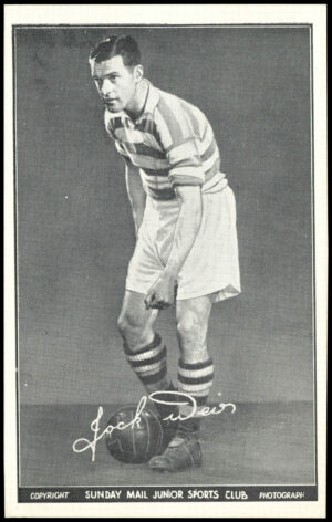 Sunday Mail - 'Junior Sports Club Footballers (B&W)' (1950) - Jock Weir (Celtic)