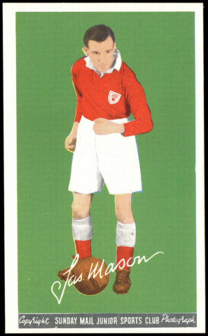 Sunday Mail - 'Scottish Footballers' (1950) - Jas. Mason (Third Lanark)