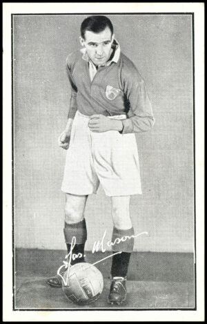 Sunday Mail - 'Scottish Footballers (B&W)' (1950) - Jas. Mason (Third Lanark)