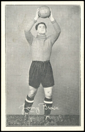 Sunday Mail - 'Scottish Footballers (B&W)' (1950) - Jimmy Brown (Hearts)