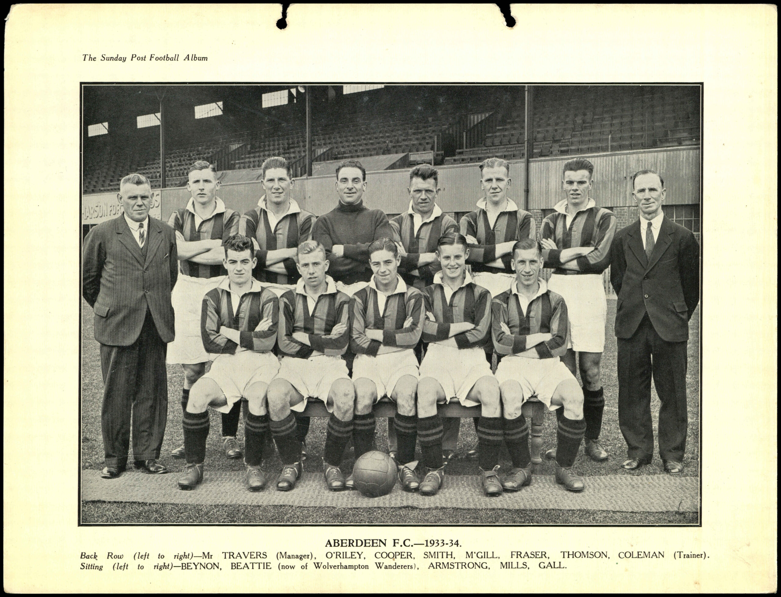Sunday Post - Aberdeen F.C. - 'Football Album' (1933) Sunday Post - Aberdeen F.C. - 'Football Album' (1933)