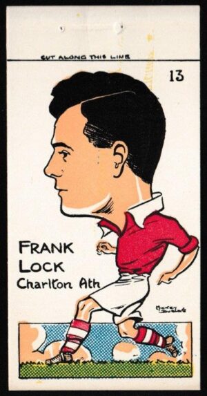 Sunday Empire News - 'Famous Footballers' (1953) - Frank Lock (Charlton)
