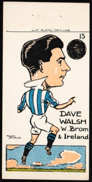 Sunday Empire News - 'Famous Footballers' (1953) - Dave Walsh (West Brom)