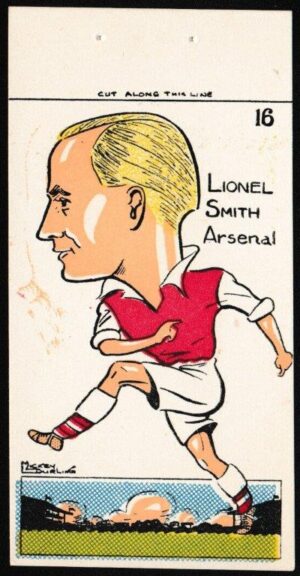 Sunday Empire News - 'Famous Footballers' (1953) - Lionel Smith (Arsenal)