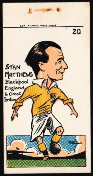 Sunday Empire News - 'Famous Footballers' (1953) - Stan Matthews (Blackpool)
