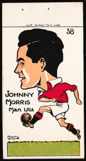 Sunday Empire News - 'Famous Footballers' (1953) - Johnny Morris (Man Utd)
