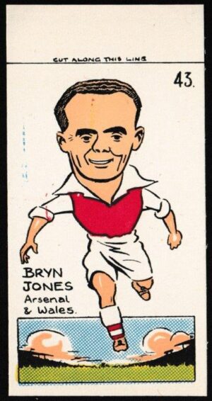 Sunday Empire News - 'Famous Footballers' (1953) - Bryn Jones (Arsenal)