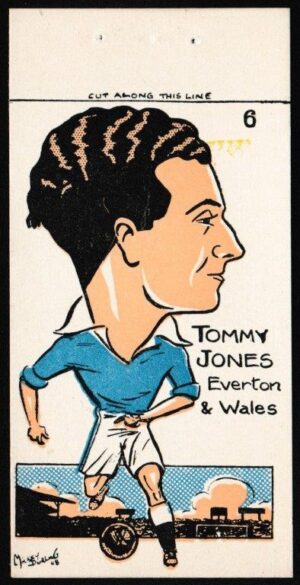 Sunday Empire News - 'Famous Footballers' (1953) - Tommy Jones (Everton)