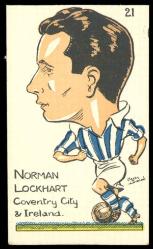 Sunday Empire News - 'Famous Footballers' (1953) - Norman Lockhart (Coventry City)