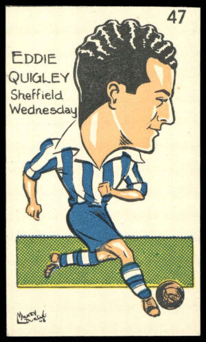 Sunday Empire News - 'Famous Footballers' (1953) - Eddie Quigley (Sheffield Weds)