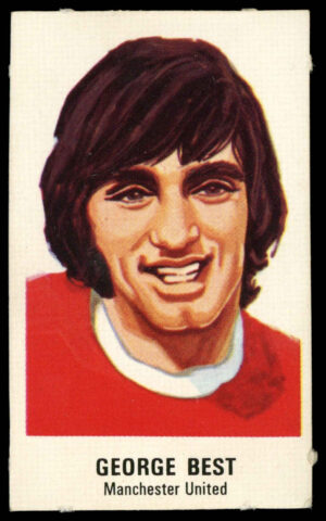 The Sun - 'Football Strips of the 1st Division' #12 - George Best (Manchester United) (1969)