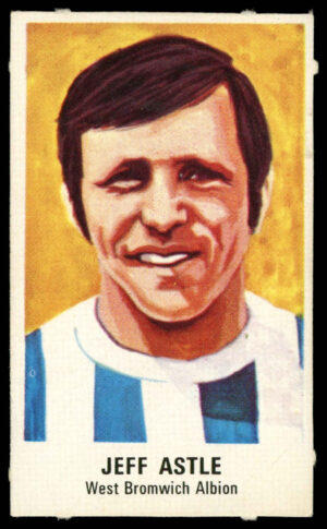 The Sun - 'Football Strips of the 1st Division' #20 - Jeff Astle (West Bromwich Albion) (1969)