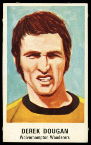 The Sun - 'Football Strips of the 1st Division' #22 - Derek Dougan (Wolverhampton Wanderers) (1969)