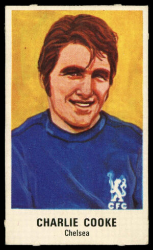 The Sun - 'Football Strips of the 1st Division' #3 - Charlie Cooke (Chelsea) (1969)