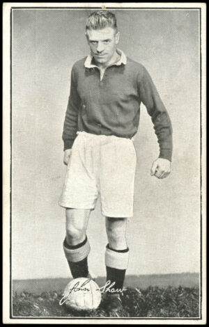 Sunday Mail - 'Scottish Footballers (B&W)' - John Shaw (Rangers) (1977)