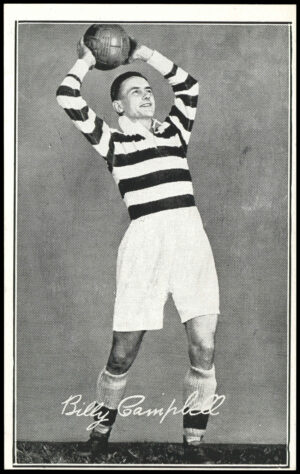 Sunday Mail - 'Scottish Footballers (B&W)' - Billy Campbell (Greenock Morton) (1956) Sunday Mail - 'Scottish Footballers (B&W)' - Billy Campbell (Greenock Morton) (1956)
