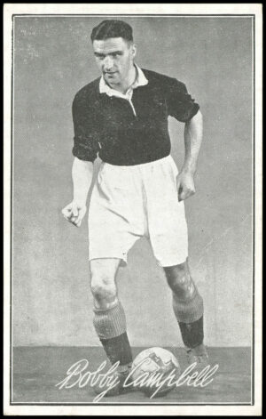 Sunday Mail - 'Scottish Footballers (B&W)' - Bobby Campbell (Falkirk) (1957)