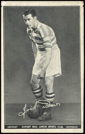 Sunday Mail - Jock Weir (Celtic) - 'Junior Sports Club Footballers (B&W)' (1950)