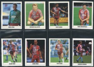 The Sun - 'Soccer Stickers 1989/90' (1989) - Aston Villa Team Set