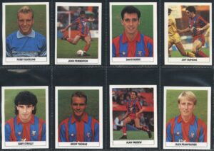 The Sun - 'Soccer Stickers 1989/90' (1989) - Crystal Palace Team Set