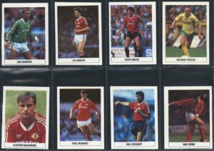 The Sun - 'Soccer Stickers 1989/90' (1989) - Manchester United Team Set