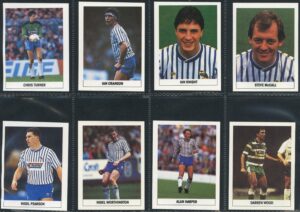 The Sun - 'Soccer Stickers 1989/90' (1989) - Sheffield Wednesday Team Set