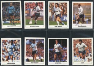 The Sun - 'Soccer Stickers 1989/90' (1989) - Tottenham Hotspur Team Set