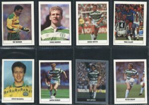 The Sun - 'Soccer Stickers 1989/90' (1989) - Celtic Team Set