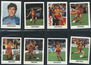 The Sun - 'Soccer Stickers 1989/90' (1989) - Motherwell Team Set