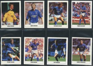 The Sun - 'Soccer Stickers 1989/90' (1989) - Rangers Team Set