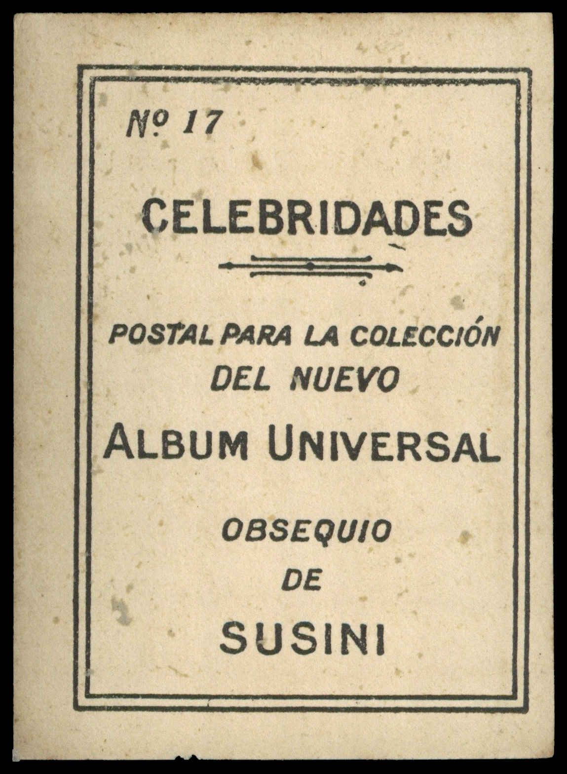 Susini - 'Celebridades' (1915) - Velazquez Susini - 'Celebridades' (1915) - Velazquez
