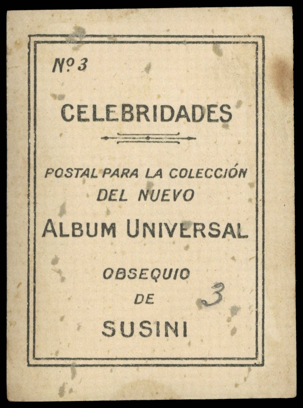 Susini - 'Celebridades' (1915) - Meyerbeer Susini - 'Celebridades' (1915) - Meyerbeer