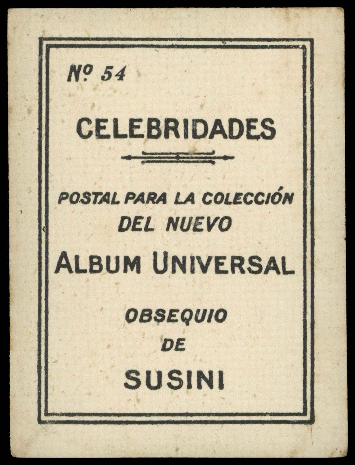 Susini - 'Celebridades' (1915) - Dr. Roux Susini - 'Celebridades' (1915) - Dr. Roux