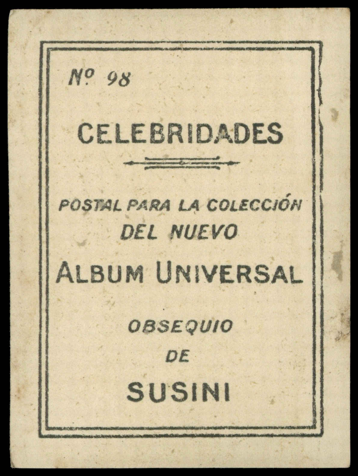 Susini - 'Celebridades' (1915) - Mariscal Ney Susini - 'Celebridades' (1915) - Mariscal Ney