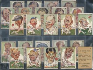 Sweetacres - 'Cricketers (Caricatures) - Complete Set (1938) Sweetacres - 'Cricketers (Caricatures) - Complete Set (1938)
