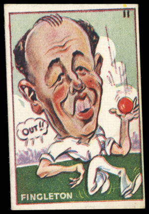 Sweetacres - 'Cricketers (Caricatures)' (1938) - J.H. Fingleton (New South Wales) Sweetacres - 'Cricketers (Caricatures)' (1938) - J.H. Fingleton (New South Wales)