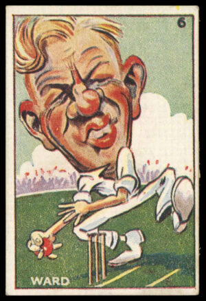Sweetacres - 'Cricketers (Caricatures)' (1938) - F.A. Ward (South Australia)