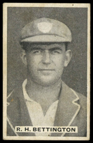 Sweetacres - 'Prominent Cricketers' (1932) - R.H. Bettington (Paddington)