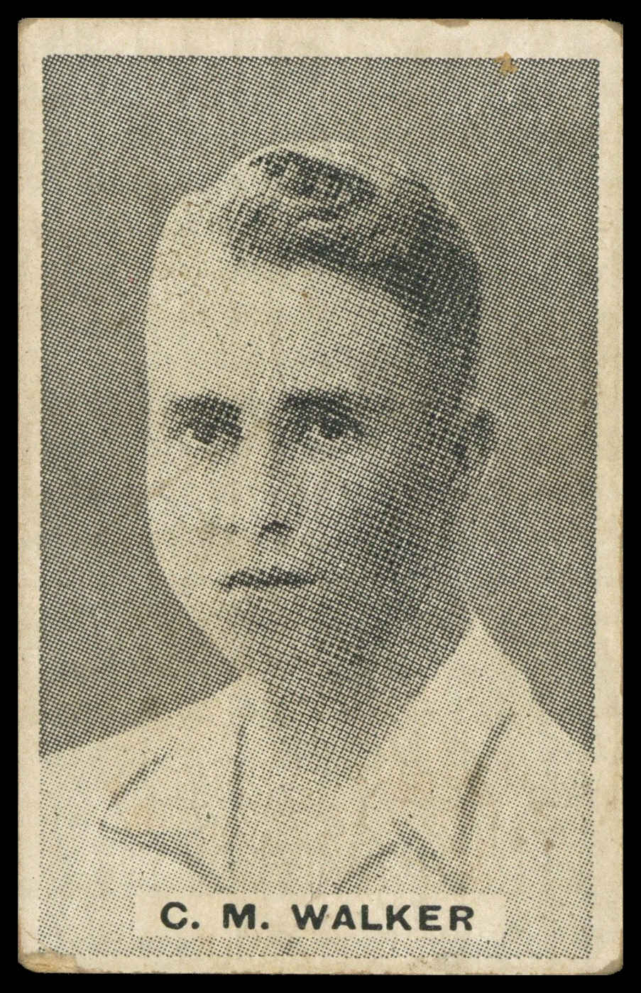Sweetacres - 'Prominent Cricketers' (1932) - C.M. Walker (South Australia) Sweetacres - 'Prominent Cricketers' (1932) - C.M. Walker (South Australia)